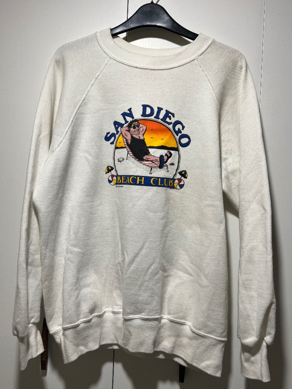 Vintage Beach Club Crew - XL